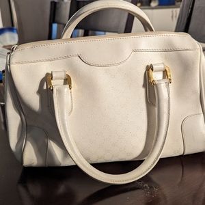Vintage Gucci Leather/Canvas handbag